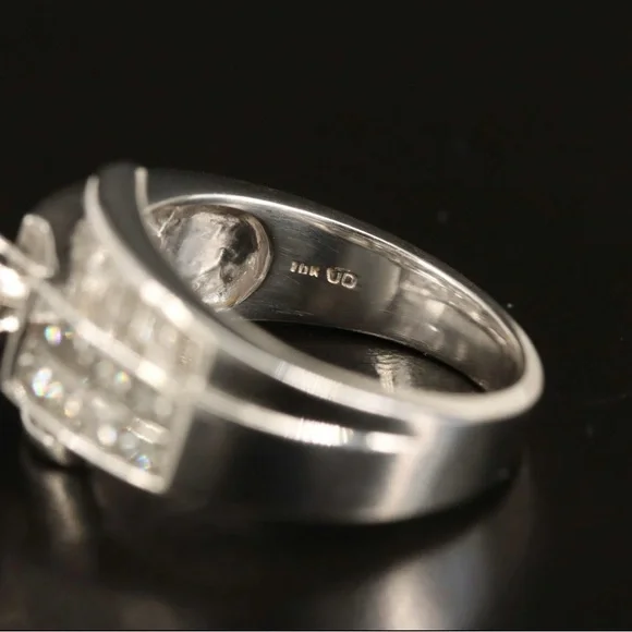 10K White Gold 2.16 CTW Natural Diamond Ring - Picture 8 of 10